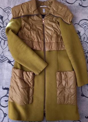 Весеннее пальто горчичного цвета samange2 фото