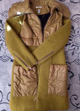 Весняне пальто гірчичного кольору samange