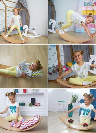 З захистом для пальців рокерборд swaeyboard балансборд балансир розвиваюча іграшка дошка дитяча