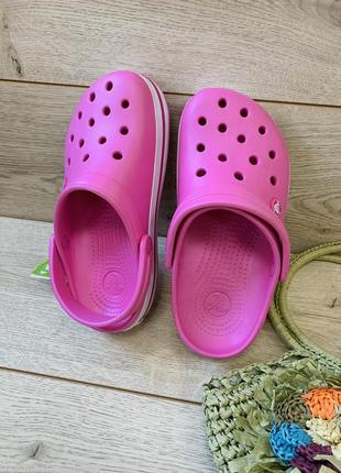 Стильные женские кроксы crocs crocband 11016-6u9