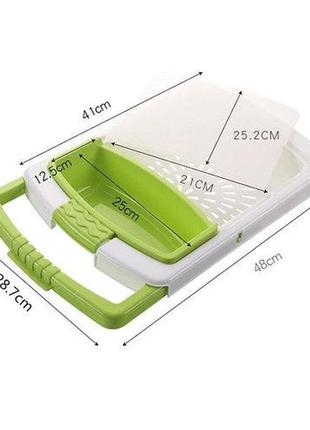Доска разделочная многофункциональная на умывальник tv0001853 фото