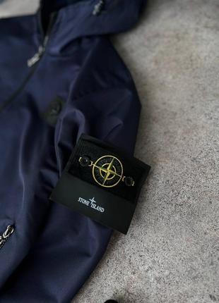 Топова вітровка stone island blue new6 фото