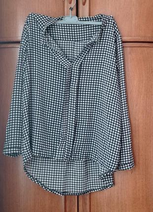 Сорочка у шаховий принт