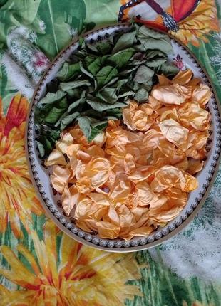 Лепестки роз сушенные для декора подарочных наборов, коробок