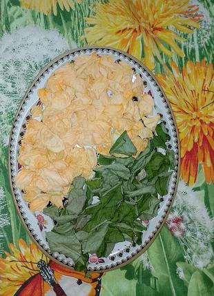 Лепестки роз сушенные для декора подарочных наборов, коробок