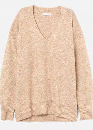 Жіночий бежевий пуловер, кофта, светр h&m