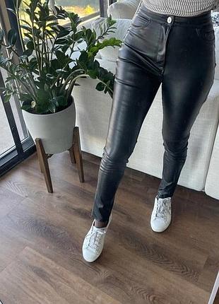 Кожаные лосины, леггинсы, брюки h&m