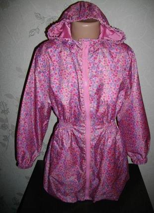 Плащик-ветровочка  tu подклад полиестер, 8-9 лет (128-134 см)