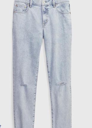 Дюинсы женские gap mid rise girlfriend jeans3 фото