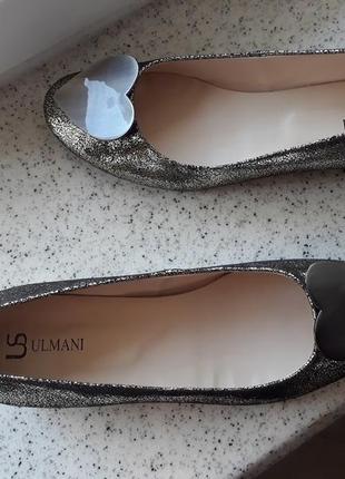 Нові туфлі ulmani, італія, шкіра, 40 розм.