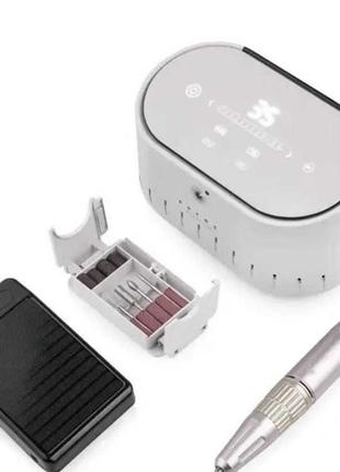 Фрезер для манікюру bucos nail drill х3 pro white pearl, білий