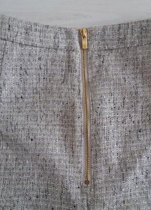 Стильная юбка с асимметричным низом h&m  170/80а   10-12 ( m- l )    6.65 фото