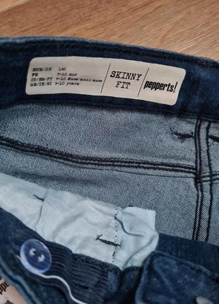 Pepperts джинсы скинни на девочку 140 р на 9-10 лет.4 фото
