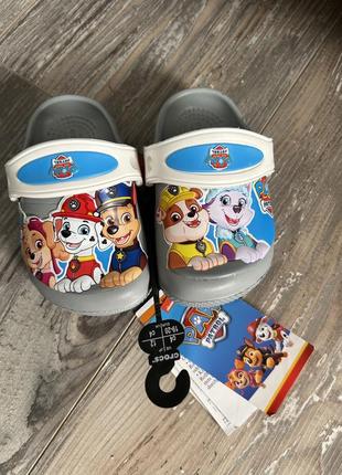 Сабо crocs paw patrol -оригинал для самых маленьких ножек🤗