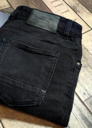 Чоловічі завужені чорні джинси zara man skinny розмір 31/325 фото