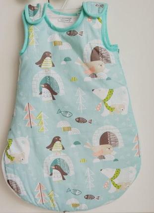 Спальный мешочек для малыша penguins3 фото