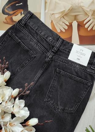 Прямые длинные джинсы zara woman, 34, 36р, оригинал10 фото