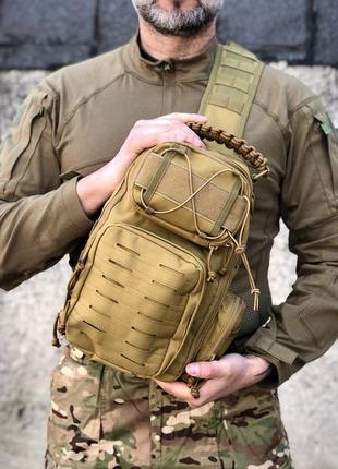 Військова тактична сумка койот1 фото