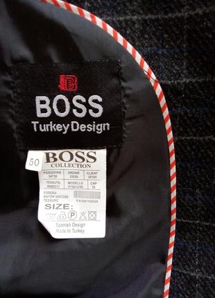 Піджак плотний boss вовняний з віскозою6 фото