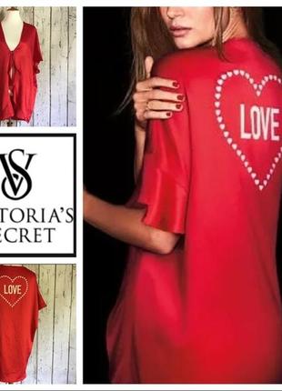 Кимоно накидка халат сатиновая victoria’s secret original s m l xl3 фото