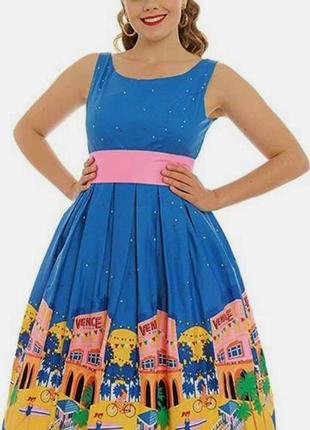 Современное платье lindy bop в стиле 50-х новое с биркой