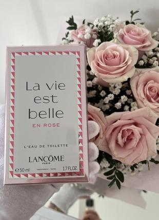 Lancome la vie est belle en rose7 фото