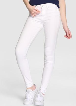 Стильные джинсы джеггинсы скинни с блеском, tommy hilfiger