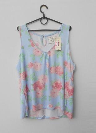 Летняя трикотажная майка из вискозы