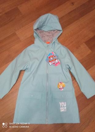 Крутой плащ прорезиненный дождевик