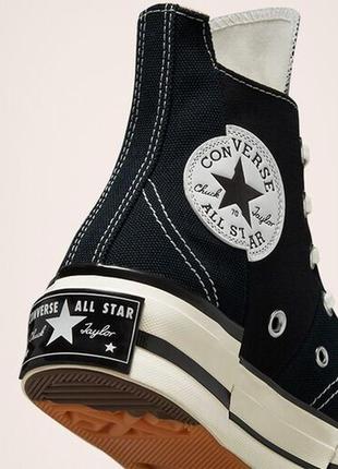 Кеди converse chuck 70 plus black3 фото