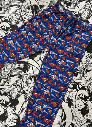 Піжамні штани з принтом супермен dc comics superman9 фото