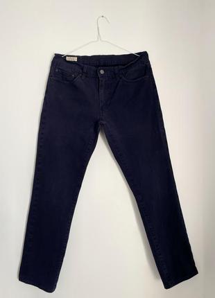 Темно-синие джинсы levis 511