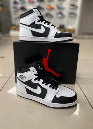 Nike air jordan 1 white / black