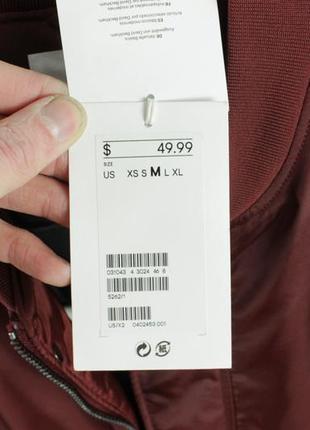 Стильна утеплена куртка бомбер h&m by david beckham