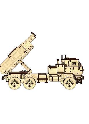 Дерев'яний конструктор "himars" pazly upz-004 308 деталей топ