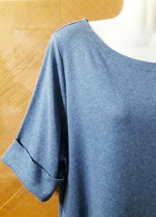 Новое 100% хлопок женское платье футболка р.l от karen scott sport цвет индиго6 фото