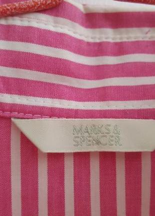 Новая женская рубашка в полоску блузка кофта розовая кардиган поло футболка топ5 фото