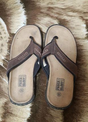 Тапки   шкіряні 
 шльопанці  чоловічі