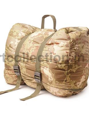 Армейский зимний тактический спальный мешок-одеяло, спальник для зсу 225*75 до - 25 в подарок подушка! топ4 фото