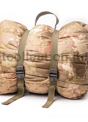 Армейский зимний тактический спальный мешок-одеяло, спальник для зсу 225*75 до - 25 в подарок подушка! топ3 фото