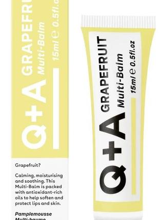 Бальзам з грейпфрутом q+a grapefruit multi balm 15 мл