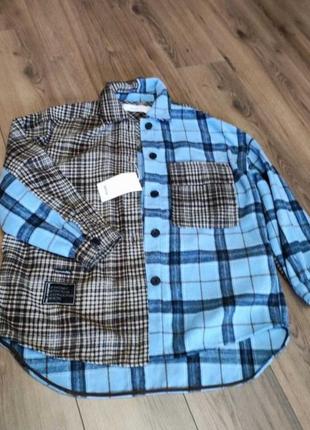Тёплая рубашка,куртка- рубашка bershka,zara,mango,asos