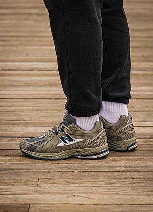 Мужские кроссовки new balance 1906 grey\haki