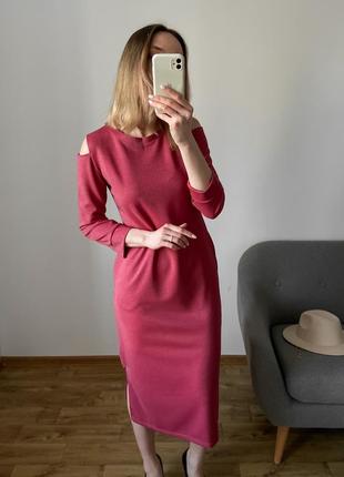Сукня міді із люрексом 5