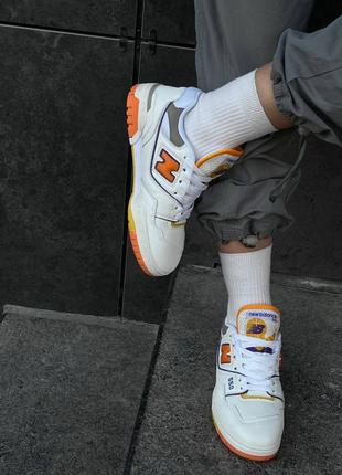 Жіночі кеди хіт сизону nb 550 vibrante orange