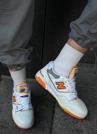 Жіночі кеди хіт сизону nb 550 vibrante orange