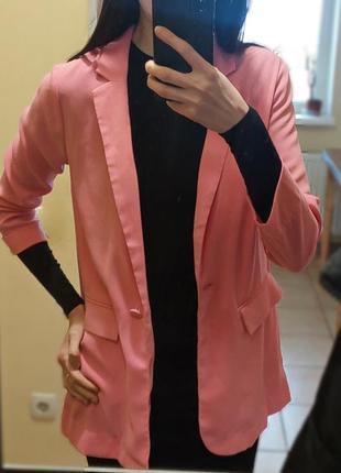 Піджак-накідка рожевого кольору new look8 фото