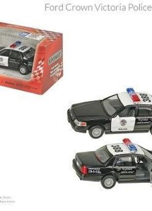 Машина метал., інерц., kinsmart ford crown victoria police interceptor, 1:42, к кор. 16*8,5*7,5см