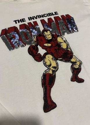 Лонгслив, кофта iron man от mango marvel2 фото