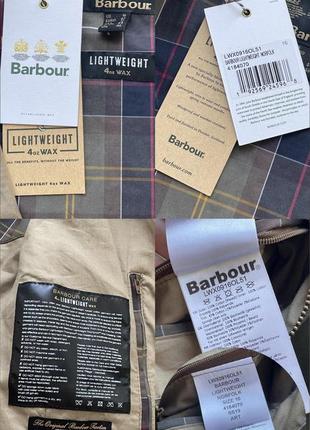 Нова куртка barbour waxed lightweight 4oz women хакі stone island prj  c.p. company gucci10 фото